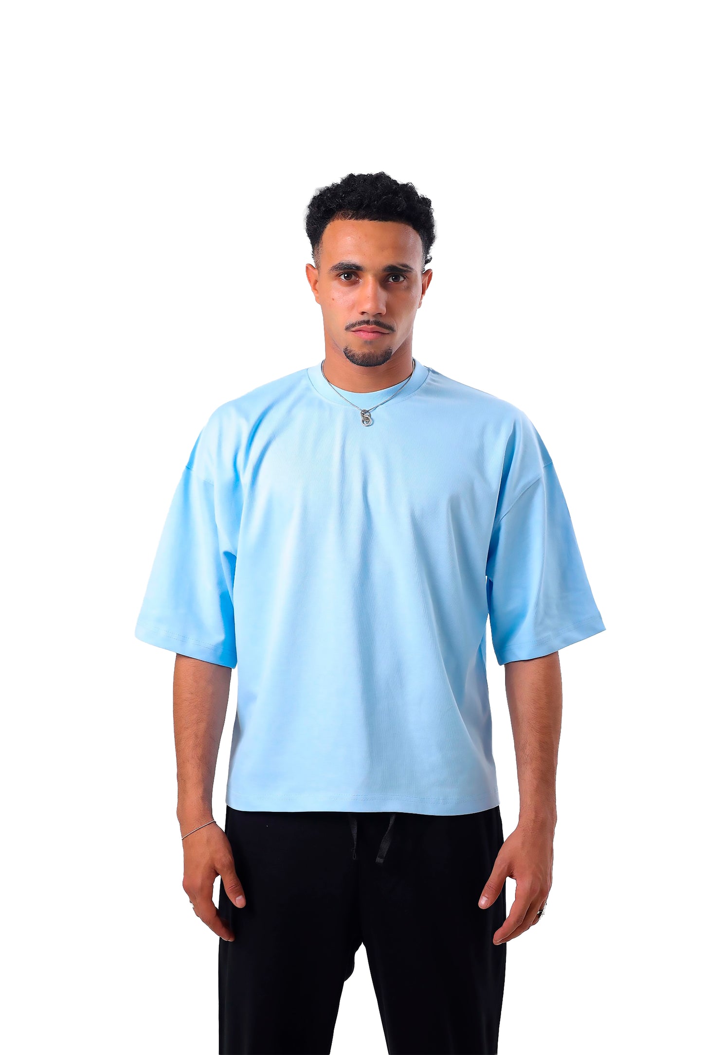 Short Sleeve Boxy Fit Interlock T-Shirt.