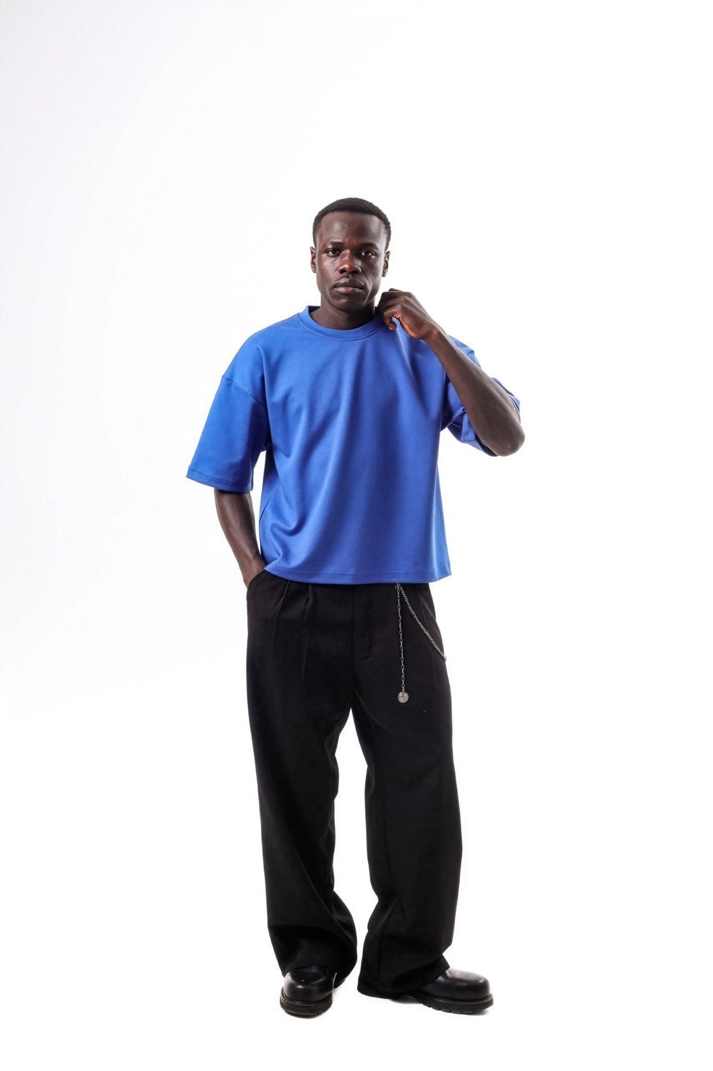 Short Sleeve Boxy Fit Boulevard T-Shirt.